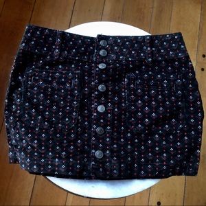 Free People Joanie Cord Skirt sz 25